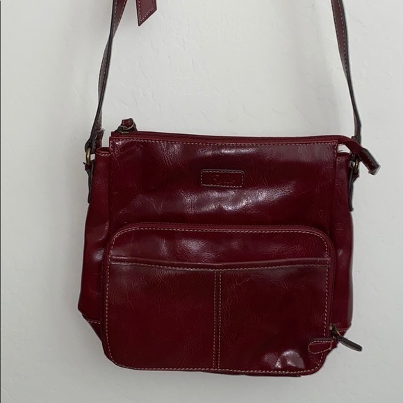 Relic by fossil maroon crossbody purse - Picture 2 of 8